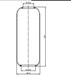 286.0.550 TORPRESS CELLA MEMBRANA MOLLA PNEUMATICAD286/B  PER IVECO EUROTECH  500364663
