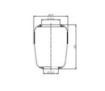289.0.300 TORPRESS CELLA MOLLA PNEUMATICA MEMBRANA C289  PER IVECO EUROTECH 8137291