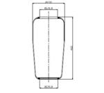 289.0.455 TORPRESS CELLA MEMBRANA MOLLA PNEUMATICA C289/C1 MAN BUSSOTTO ANTERIORE 81.43601.0126 