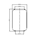 289.0.345 TORPRESS CELLA MOLLA PNEUMATICA MEMBRANA C289/S IRISBUS CITELIS POSTERIORE 503129220