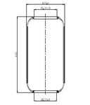 290.0.440 TORPRESS CELLA MOLLA PNEUMATICA MEMBRANA D290/C  PER IVECO EUROTECH POSTERIORE 500364686