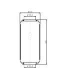 TORPRESS CELLA MOLLA PNEUMATICA MEMBRANA PNEUMATICA D296/B BMB 231 POSTERIORE COD 42807