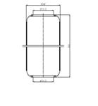 TORPRESS CELLA MOLLA PNEUMATICA MEMBRANA D298 PER  IVECO EUROTECH COD 500310931