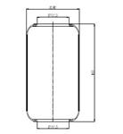 TORPRESS CELLA MOLLA PNEUMATICA MEMBRANA ART. D298/C PER  IVECO EUROTECH COD 8139068