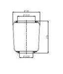 301.0.235 TORPRESS CELLA MOLLA PNEUMATICA MEMBRANA C301/B  PER IVECO EUROTECH MEMBRANA 41006926