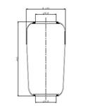 TORPRESS CELLA MOLLA PNEUMATICA MEMBRANA C304/D MERCEDES COD A6553270001