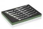 MODULO 12 CHIAVI COMBINATE A CRICCO UNIVERSALE SERIE TWISTER