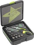 SET 13 CHIAVI A BUSSOLA  1/4" UNIVERSALI + ACCESSORI IN BOX DI ABS
