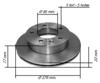 DISCO FRENO ANTERIORE MERCEDES SPRINTER 212 - 312 - 412 9024210612