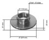 DISCO FRENO ANTERIORE MERCEDES 809D - 811D 6704210312