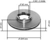 DISCO FRENO ANTERIORE FORD TRANSIT DAL 2000