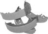 SERIE GANASCE FRENO POSTERIORE FORD TRANSIT 80D - 120D DAL 1991 COD 6579150