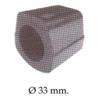 BOCCOLA BARRA STABILIZZATRICE DX/SX MERCEDES 207..... COD 6023260282
