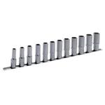 "SET 6 CHIAVI A BUSSOLA POLIGONALI DA 1/2"" SU SUPPORTO IN ACCIAO" [ ordine minimo € 300,00+IVA ]