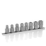 "SET 8 CHIAVI A BUSSOLA 1/2"" TX SU SUPPORTO IN ACCIAIO" [ ordine minimo € 300,00+IVA ]