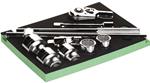 MODULO 5 CHIAVI A BUSSOLA 3/4" ESAGONALI + ACCESSORI