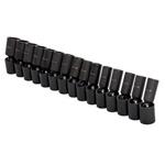 "SET 15 CHIAVI A BUSSOLA 1/2"" ESAGONALI NON-SLIP FLESSIBILI SU SUPPORTO IN ACCIAO" [ ordine minimo € 300,00+IVA ]