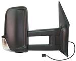 RETROVISORE MERCEDES SPRINTER 2009> ELETT. TERM. BRACCIO LUNGO C/FAN. NERO C/CABL. DX