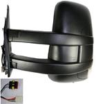 Retrovisore destro elettrico nero braccio lungo per Iveco Daily 2011-2014