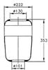 AIRBAG MOLLA A SOSPENSIONE PNEUMATICA 98411807 96987 IV98411807