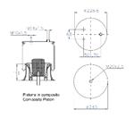 MOLLA ADA RIA DX/SX SOSPENSIONE POSTERIORE PNEUMATICA IVECO EUROCARGO (99458555+99458557)