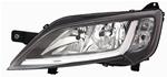 FARO PEUGEOT BOXER 2014 - FIAT DUCATO - CITR. JUMPER PARAB. CROMATA - CORNICE NERA C/MOTORE DX