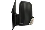 RETR.MANUALE NERO,FRECCIA RETR,SPECCHIO CROMATO CONVESSO 2 PIN (DOPPIO VETRO) (CAVO CORTO) 16W CRAFTER 2006 ? 2017