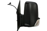 RETR.MANUALE NERO,FRECCIA RETR,SPECCHIO CROMATO CONVESSO 2 PIN (DOPPIO VETRO) (CAVO LUNGO) 16W CRAFTER 2006 ? 2017