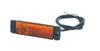 SEGNALATORE INGOMBRO 3 LED 12V/ 24V ARANCIO CON CATADIOTTRO AUTOCARRI VARI