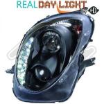 Kit faro principale PER Alfa Romeo Mito 08->>DAL 08->>     VETRO TRASPARENTE / NERO