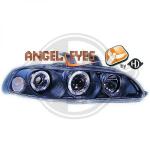 Kit faro principale PER Honda Civic Hatchback 91-95 Coupe 94-96DAL 92-95     VETRO TRASPARENTE / NERO