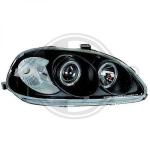 Kit faro principale PER Honda Civic Stufheck 4-Trg 95-99DAL 95-99     VETRO TRASPARENTE / NERO