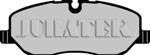 SERIE KIT PASTIGLIE FRENO LAND ROVER DISCOVERY VAN 07 - 10