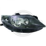 Faro principale PER Seat Ibiza Lim./Sportcoupe 08-12DAL 09-03/12           SCHWARZ