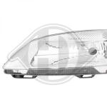 Faro principale PER Skoda Fabia 3/4/5Trg/Kombi 10-14DAL 10->>