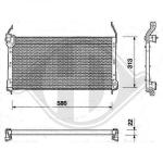 Condensatore, Climatizzatore PER Fiat Bravo 3-türig 95-01DAL 95->>           AUCH MAREA