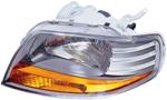 Faro Fanale Proiettore H4 Pred. Per Reg. Elett. Chevrolet (ex Daewoo) Kalos 3-5 Porte 2002_09- Sinistro 4F0941030EA / 4F0941030AK