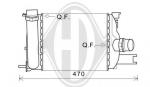 Intercooler PER Klimaprodukte LadeluftkÃ¼hlerDAL DACIA DOKKER 1.2 I * 11/12