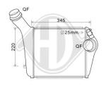 Intercooler PER Klimaprodukte LadeluftkÃ¼hlerDAL PORSCHE PANAMERA