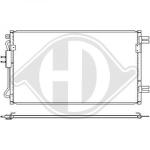 Condensatore, Climatizzatore PER Klimaprodukte KondensatorenDAL CHRY VOYAGER 2002