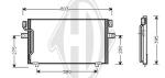 Condensatore, Climatizzatore PER Klimaprodukte KondensatorenDAL NISSAN MAXIMA 02/1995