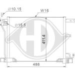 Condensatore, Climatizzatore PER Nissan Juke 10->>DAL NISSAN JUKE 06/2010