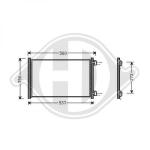 Condensatore, Climatizzatore PER Klimaprodukte KondensatorenDAL FIAT PUNTO II 09/1999