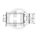 Condensatore, Climatizzatore PER Klimaprodukte KondensatorenDAL FIAT PUNTO II 09/1999