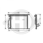 Condensatore, Climatizzatore PER Mercedes S-Kl. W220 98-05DAL MERCEDES W-220 93-98