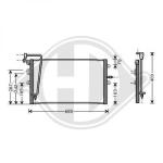 Condensatore, Climatizzatore PER Saab 9-5 97-10DAL SAAB 9-5 09/1997