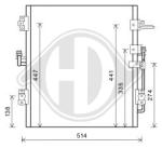 Condensatore, Climatizzatore PER Klimaprodukte KondensatorenDAL TOYOTA LANDCRUISER 04/96