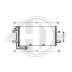 Condensatore, Climatizzatore PER Volkswagen T4 Caravelle/Multivan 96-03DAL VW TRANSPORTER T4