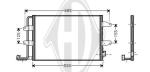 Condensatore, Climatizzatore PER Klimaprodukte KondensatorenDAL VW New BEETLE 2000-2010