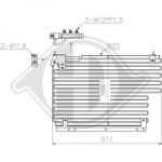 Condensatore, Climatizzatore PER Klimaprodukte KondensatorenDAL VOLVO 940/960/S90/V90